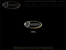Tablet Screenshot of kamatovicortho.com